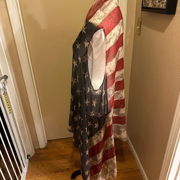 American flag scarf. One size fits most. - Picture 2 of 6